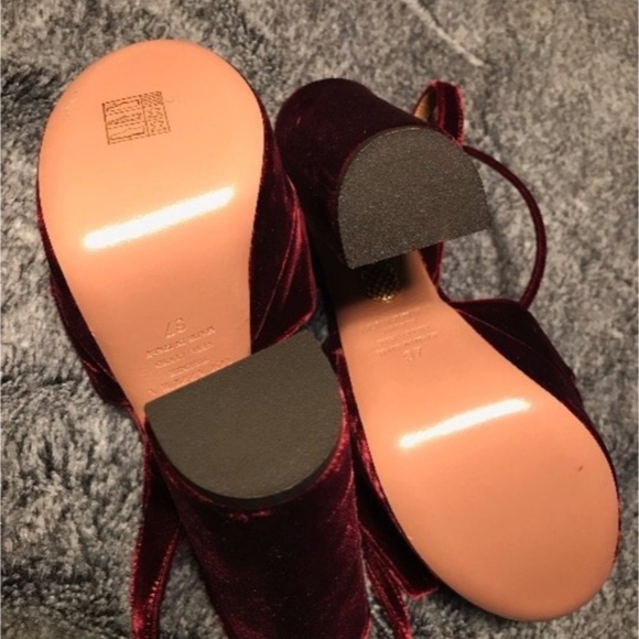 AQUAZZURA Firenze Platform Sling backs - Picture 4 of 5